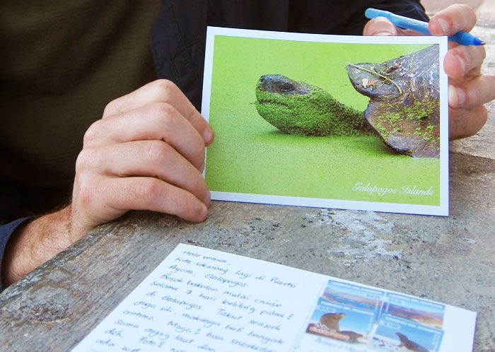 postcard from Galapagos