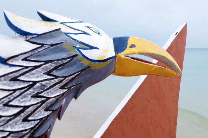belitung colorful fishing boat
