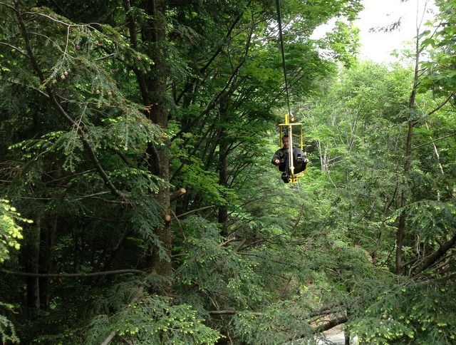 pedaling high above the ground, velovolant, quebec