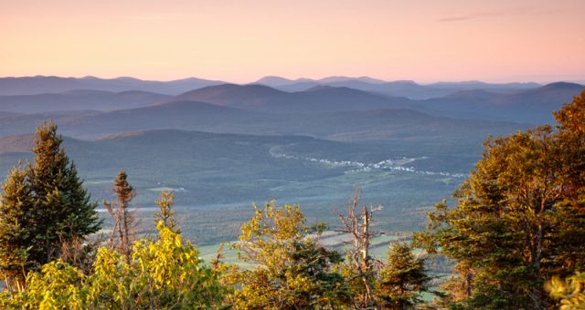 View from St. Joseph trail, Mont Megantic