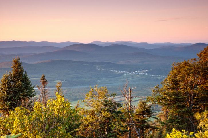 View from St. Joseph trail, Mont Megantic