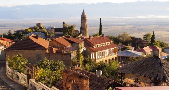 Signaghi, a pretty town in Georgia's wine region
