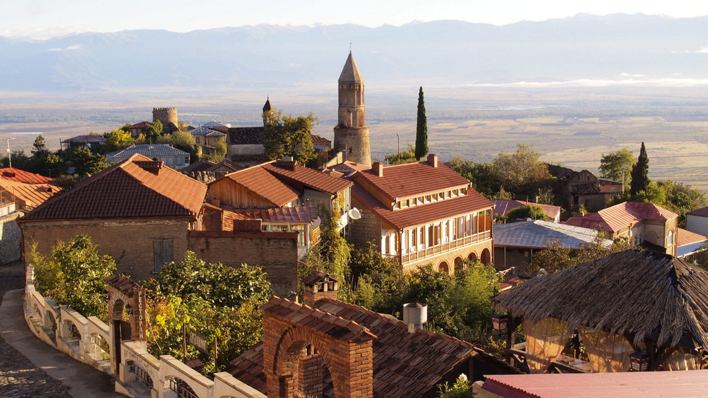 Signaghi, a pretty town in Georgia's wine region