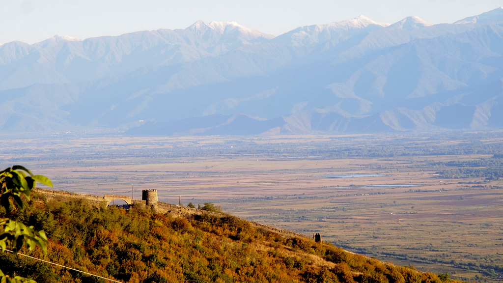 View of Kakheti wine region