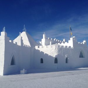 Yellowknife's snowcastle