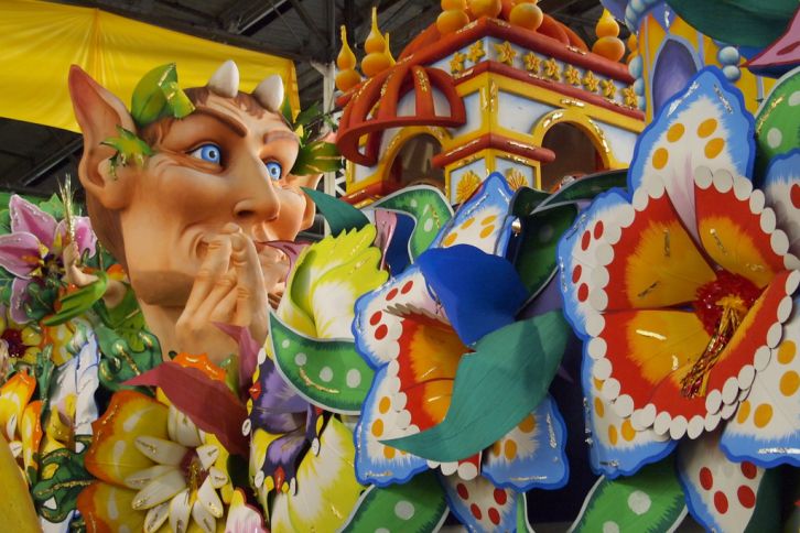 mardi gras world in New Orleans