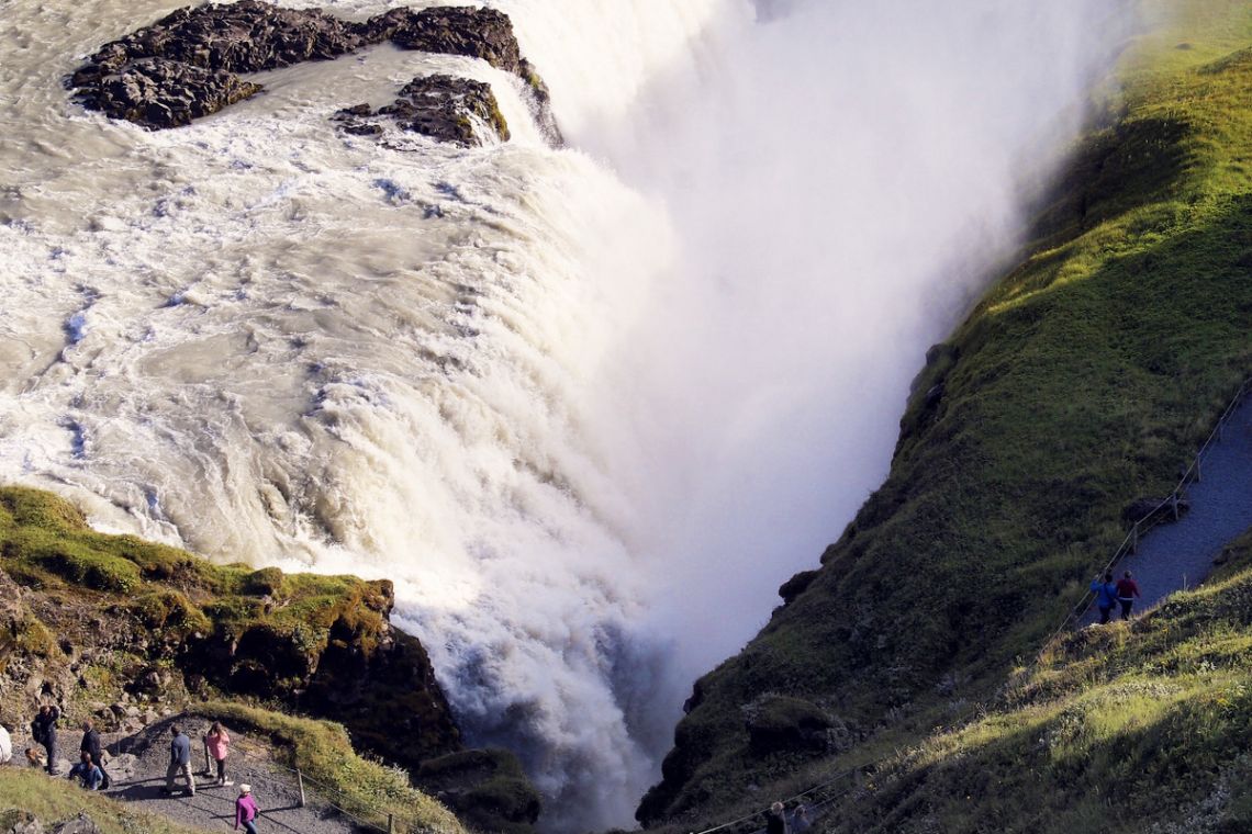 gulfoss waterfall, Iceland