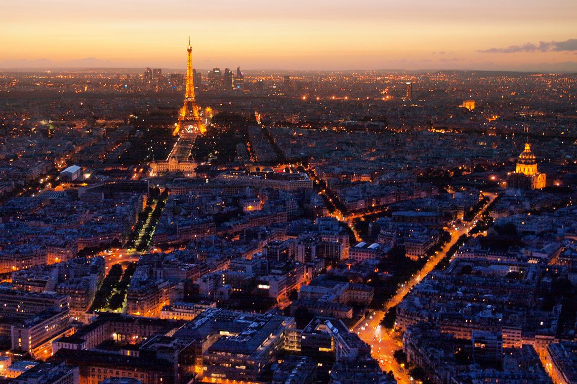 paris from montparnasse tower