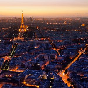 paris from montparnasse tower