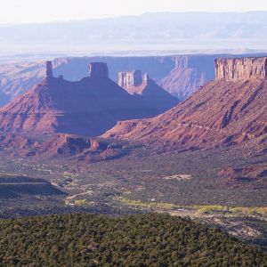 Castleton Valley seen from La Sal mountain